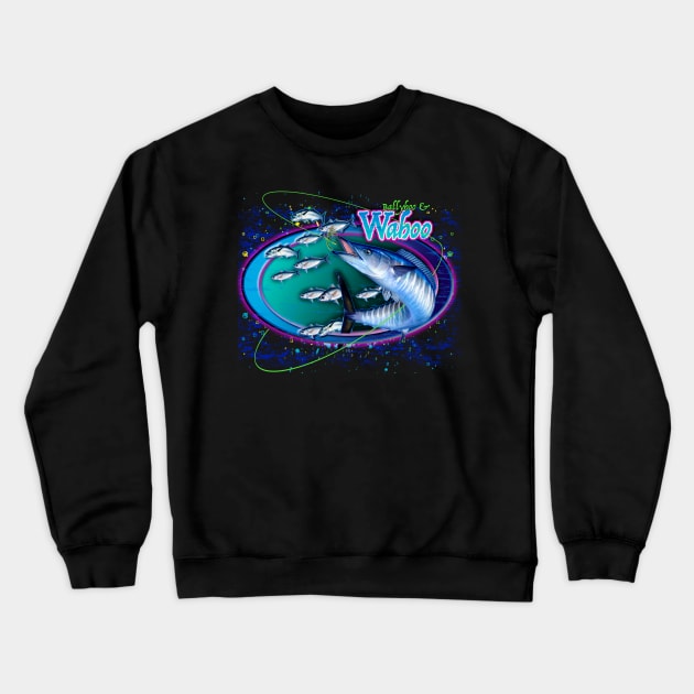 Wahoo Crewneck Sweatshirt by Digitanim8tor